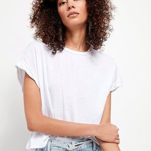 ▪️Free People You Rock Tee-White